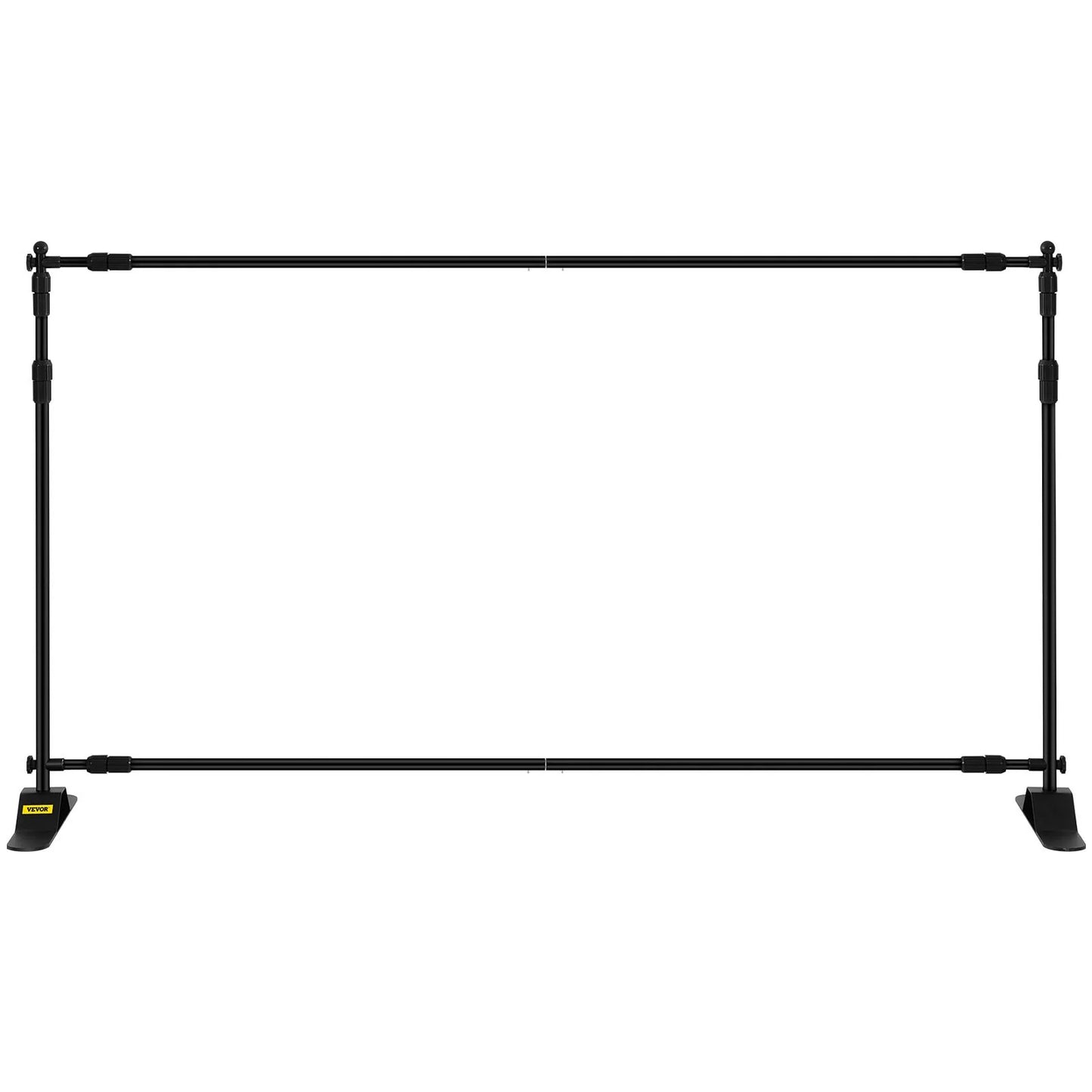 VEVOR Adjustable Telescopic Backdrop Banner Stand, 8' x 8' Retractable Display with Carrying Bag