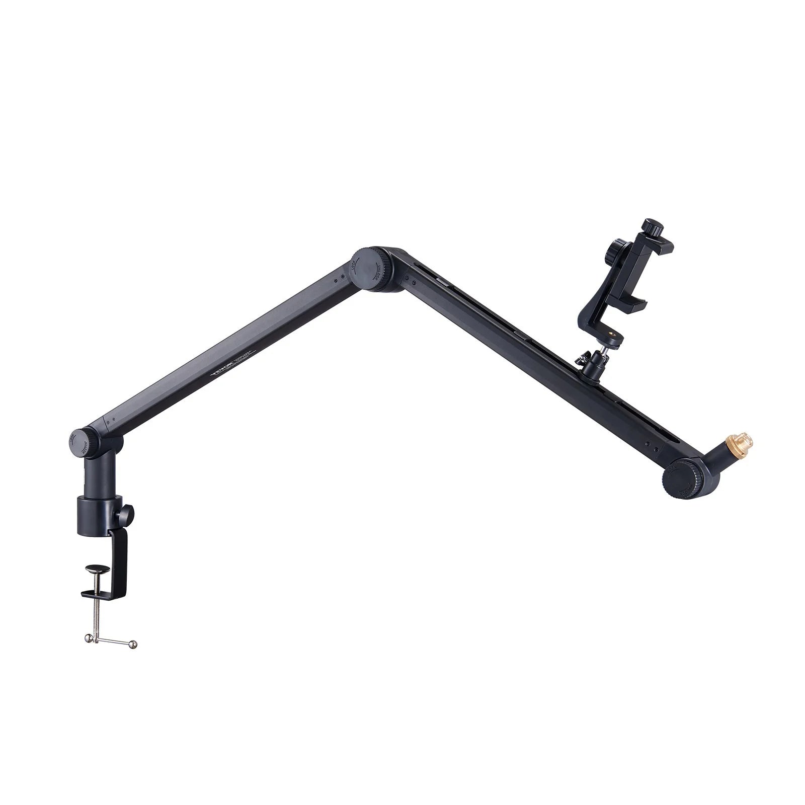 VEVOR Adjustable Microphone Boom Arm with Desk Mount, 360° Rotatable Stand and 3/8 to 5/8 Adapter, Compatible with Blue Yeti, HyperX QuadCast, Blue Snowball, Shure SM7B, and Audio Technica