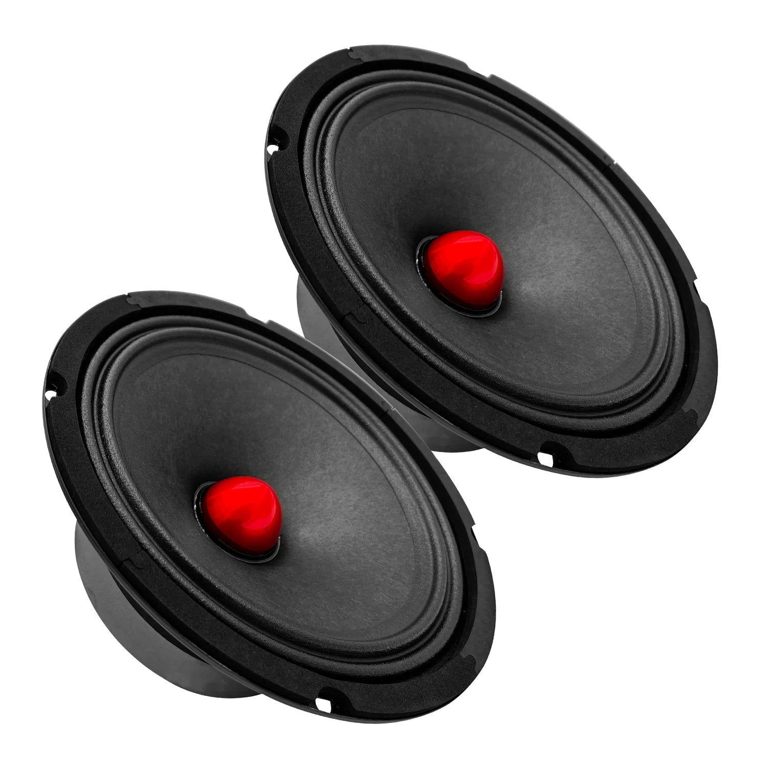 5Core 8 Inch Midrange Door Speaker 580W PMPO Subwoofer W Aluminum Bullet 8O Sub Woofer